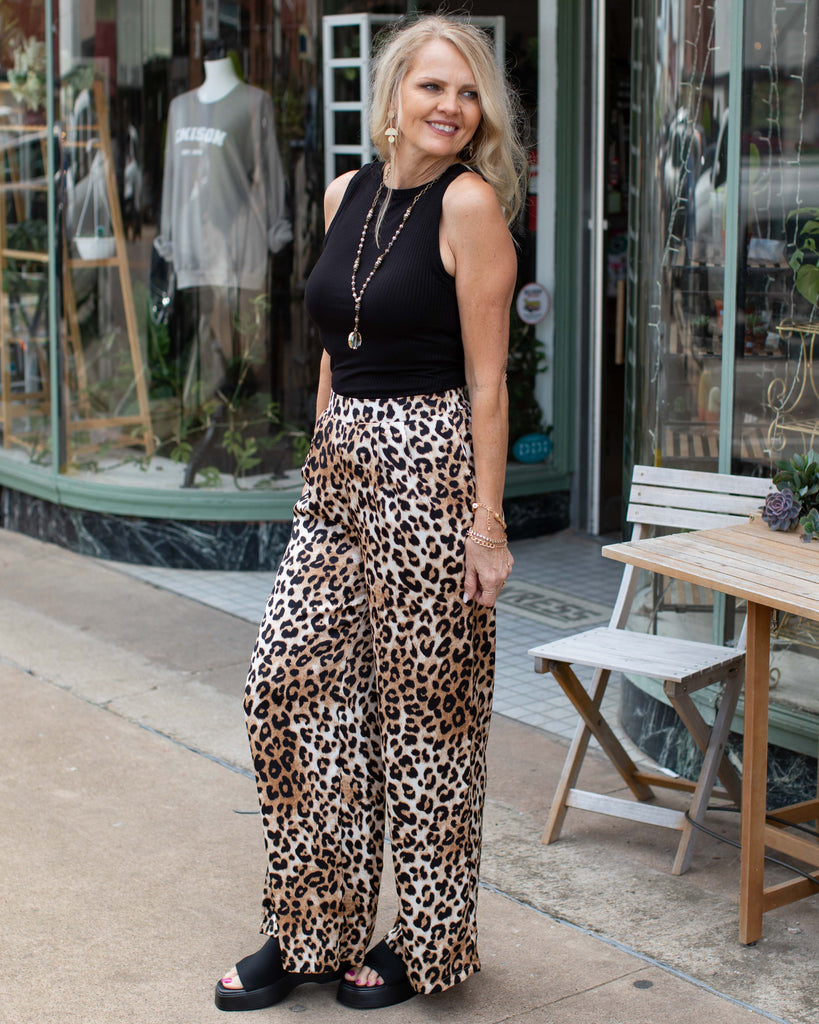 Bethany Pants - Leopard Print - Buy Women's Pants - Billy J